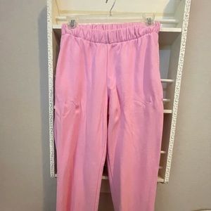 brandy mellville hot pink sweatpants